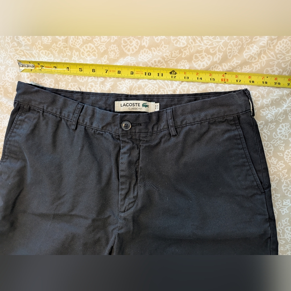 Lacoste Black Shorts 36 - Picture 5 of 11